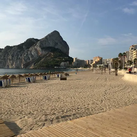 Apartament En Calpe, Playa De La Fossa, Primera Linea, Aa *